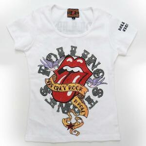 【美品】ローリングストーン　半袖Tシャツ サイズS ホワイト 綿100% Rolling Stone T-shirt