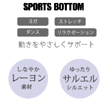 M-L グレー サルエルパンツ 7分丈 レディース スポーツ ヨガ ストレッチ ダンス 無地 ズボン 新品_画像2