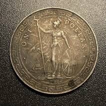 1912イギリス貿易銀　一円銀貨　中国　コイン　硬貨　古銭　美品　レア_画像1