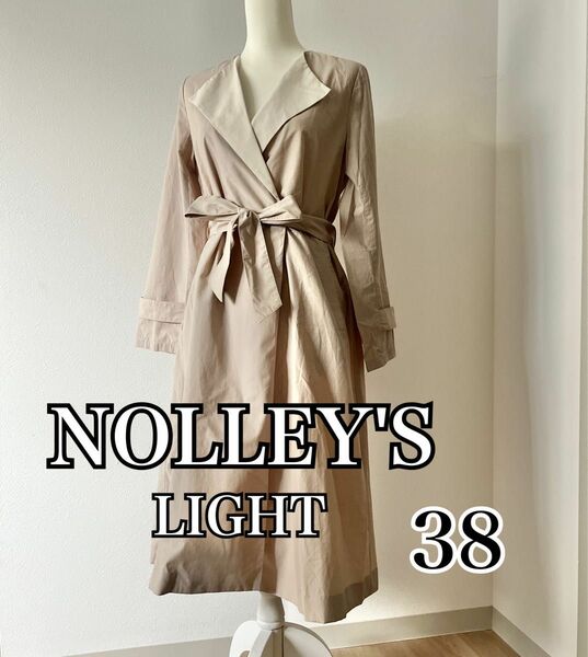 NOLLEY'S LIGHT ノリーズライト スプリングコート ベージュ 38