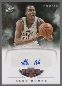 12-13 Panini Marquee Alec Burks Auto RC