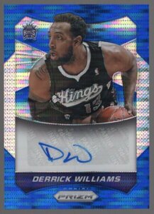 14-15 Panini Prizm Blue Pulsar Derrick Williams Auto /249