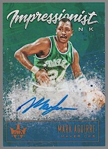 19-20 Panini Court Kings Mark Aguirre Auto /49