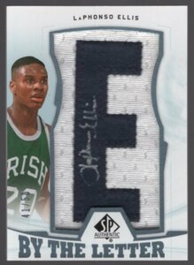 13-14 SP Authentic LaPhonso Ellis Letter Patch Auto /50