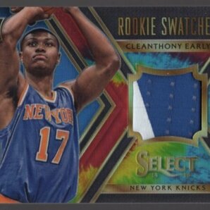 14-15 Panini Select Tie-Dye Prizms Cleanthony Early Patch /25の画像1