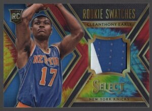 14-15 Panini Select Tie-Dye Prizms Cleanthony Early Patch /25