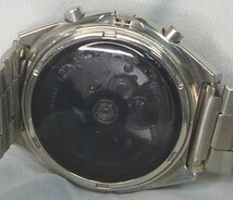 中古 セイコー タイムソナー 7015-0610 OH完了 Pre-owned SEIKO TIME SONAR Just Overhauled Silver Skelton Brown_a_画像7