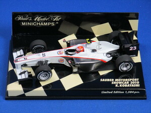 ★ザウバー ショーカー 2010 #23 小林可夢偉 (400 100096) 1/43 　 　 Minichamps製 　(管:MC-058)