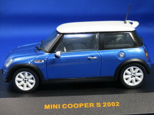 ★イクソ 　　　MINI COOPER S 2002 M.BLUE　　 　　1/43　　　　　　 MOC011 　 　　　 (管:SP-030)