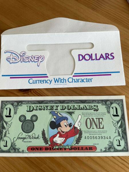 ディズニーダラー 1ドル Disney ミッキーマウス 