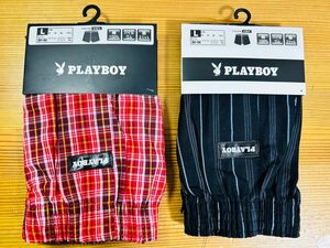 PLAYBOY トランクス L 2枚 前開き