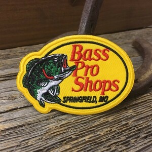 BASS PRO SHOPS ロゴ ミニ ワッペン ◆ バスプロショップス バス釣り アイロンパッチ CAWP106