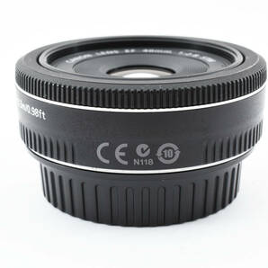 ★☆極上美品★ CANON キャノン EF 40mm F2.8 STM ブラック 単焦点レンズ 動作好調！#240421の画像9