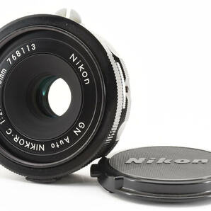 ★☆極上美品★ NIKON GN Auto Nikkor・C 45mm F2.8 非Ai パンケーキレンズ ニコン★清潔感溢れる綺麗な外観！#240451の画像1