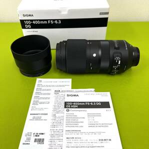 美品中古 シグマ100‐400mm F5-6.3 DG OS ニコン Fマウント用の画像1