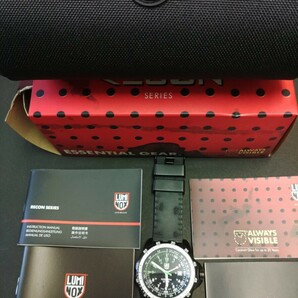 中古 LUMINOX ルミノックス RECON SERIES 8830 リーコン ナビゲーション コンパス付き クォーツ 腕時計 メンズ グリーン ブラックの画像6