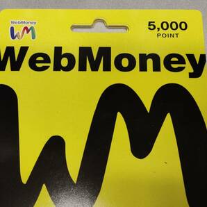 ウェブマネー webmoney 5000円分の画像1