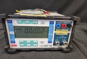 長野計器 GC15 GC-15 精密デジタル圧力計 NAGANO KEIKI GC15 DIGITAL PRESSURE GAUGE [0807]