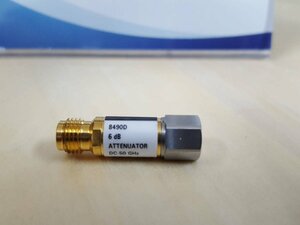 [NBC] Agilent 8490D 同軸固定アッテネータ (Opt. 006) DC-50GHz, 6dB Attenuator (中古 0492)