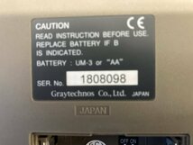 「正常動作」Graytechnos グレイテクノス photom MODEL 208 OPTICAL POWER METER ハンディ光パワーメータ [8098]_画像7