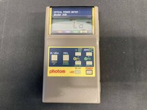 「正常動作」Graytechnos グレイテクノス photom MODEL 208 OPTICAL POWER METER ハンディ光パワーメータ [8098]_画像3