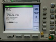 (NBC) 中古 アンリツ Anritsu S331D サイトマスタ (Opt. 3) Site Master Ver. 3.31 バッテリー無し (4042)_画像2