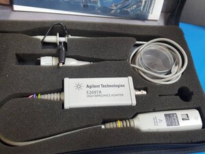 (NBC) Agilent E2697A ハイインピーダンスアダプタ + 10073D パッシブ・プローブ (中古 0312)