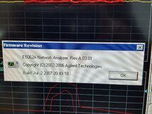 [NBC] Agilent E5062A ネットワークアナライザ (Opt. 250 015) 300kHz - 3GHz ENA Network Analyzer (中古 4494)_画像3