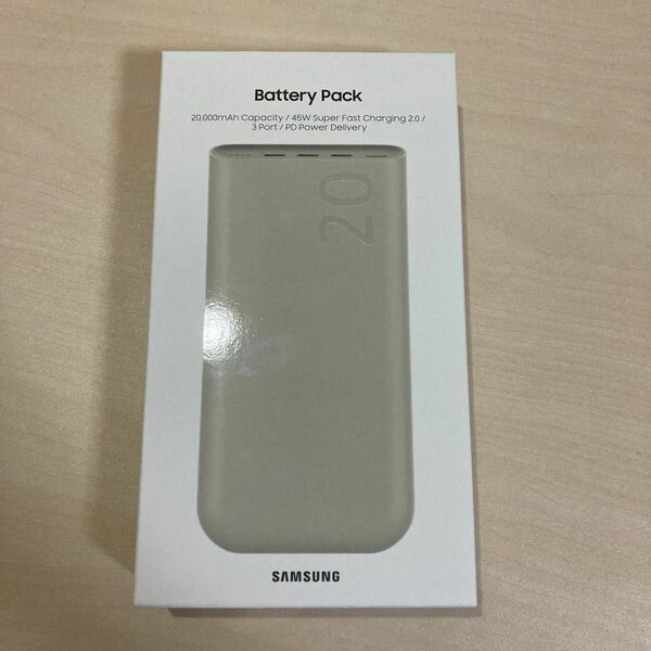 45W Battery Pack 20,000mAh EB-P4520 Galaxy SAMSUNG サムスン モバイルバッテリー