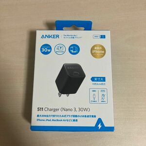 Anker 511 Charger Nano 3 30W アンカー ブラック