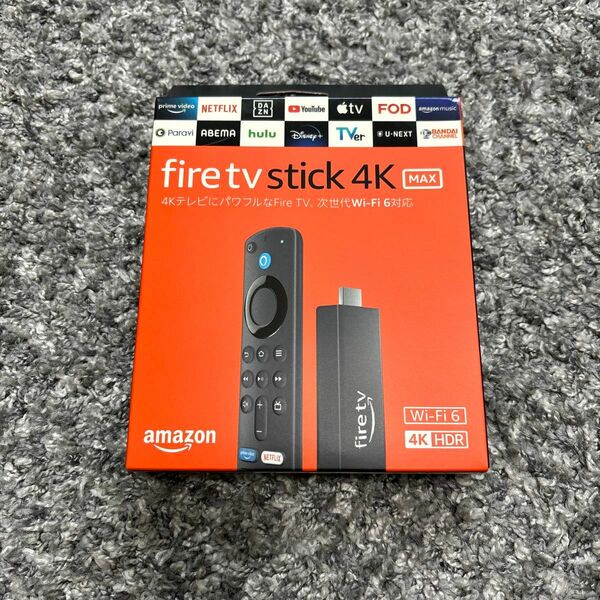 Amazon Fire TV Stick 4K Max Alexa対応音声認識リモコン付属 