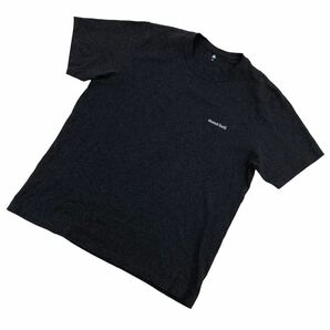 S198 mont-bell モンベル 半袖Tシャツ Tシャツ トップス アウトドア 綿100% コットン メンズ XL チャコールグレーの画像1