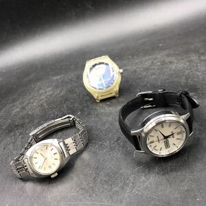 M507 全て稼働品 自動巻き 腕時計 3本 まとめ売り SEIKO セイコー ALBA アルバ CITIZEN シチズン スケルトン 裏スケ 