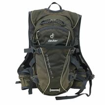 D529-⑧ deuter ドイター 登山 アウトドア用 バックパック リュック デイバック リュックサック かばん カバン 鞄 バッグ BAG カーキ_画像1