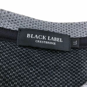 NS125 BLACK LABEL CRESTBRIDGE ブラックレーベル クレストブリッジ ニットセーター セーター ニット トップス 長袖 メンズ LL グレーの画像4