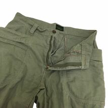 D531 日本製 GOHEMP ゴーヘンプ デザインパンツ ロングパンツ 長ズボン ボトムス カーキ系 コットン80% 他 メンズ 実寸参考_画像3