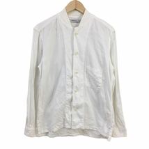 D532 日本製 nonnative ノンネイティブ 長袖 シャツ 羽織り トップス フロントボタン コットン 綿100% ホワイト メンズ 1_画像5