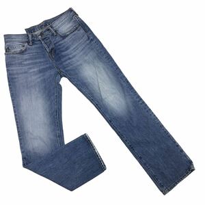 C343 Abercrombie & Fitch アバクロンビー＆フィッチ デニム ジーンズ Gパン パンツ ボトムス ズボン メンズ W30L30 インディゴ