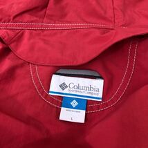 H721⑪ Columbia コロンビア PL3996 ヘイゼンウィメンズ ナイロンジャケット ジップアップ ジャケット 上着 赤系 レディース L 良品_画像10