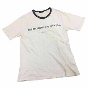 NC220 BARNEYSNEWYORK バーニーズニューヨーク 半袖 Tシャツ ティシャツ トップス カットソー メンズ 日本製 オフホワイト