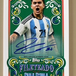 2023 Topps Argentina Fileteado Fileteado Autographs #FT6 Paulo Dybalaの画像1
