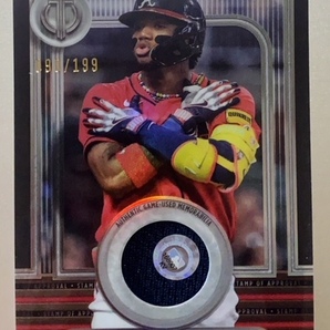 2024 Topps Tribute Stamp of Approval Relics #SOARA Ronald Acuna Jr. 190/199の画像1