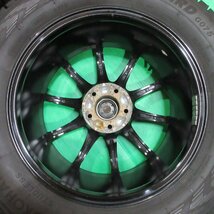 良品 RAV4 225/65R17 冬用バリ山スタッドレス 85-90%山 ヨコハマ iceGUARD G075 4本 5穴PCD114.3 7J +38 ハリアー エクストレイル 中古新潟_画像4