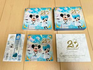 3枚組 初回特典盤 CD アルバム20周年 東京ディズニーシーTDS デラックス ミッキー ミニー ステッカー タイムトゥシャイン 実写