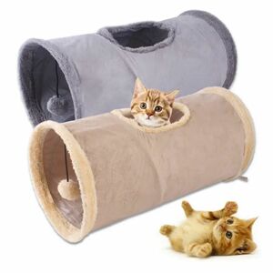 猫のおもちゃ　トンネル　グレー　1つ　新品未使用！！