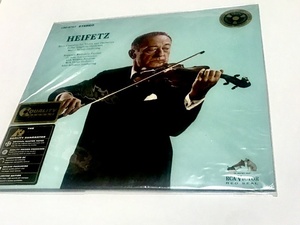 Heifetz Rozsa Benjamin Concerto For Violin And Orchestra Romantic Fantasy Analogue Productions LP ハイフェッツ　ヴァイオリン協奏曲