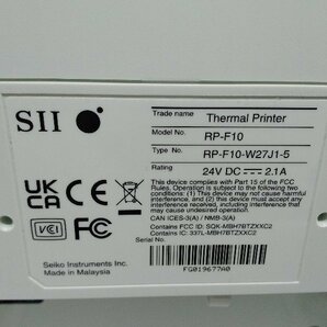 SII Seiko Instruments RP-F10 サーマル プリンター Thermal Printer セイコー インスツルの画像4
