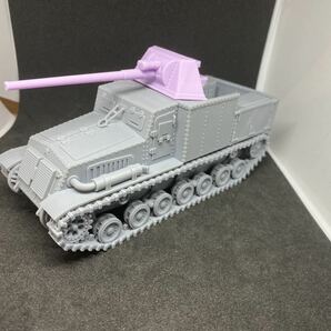 1/35レジンキット 未塗装 WWⅡ 日本陸軍 試製七糎半対戦車自走砲 ナト 【同梱可能】Y3501の画像4