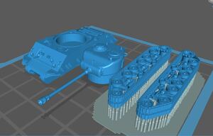 1/144レジンキット　未塗装 WWⅡ アメリカ軍　M4A3E8中戦車 ディーテルアップ　ワールドタンクミュージアム【同梱可能】0520