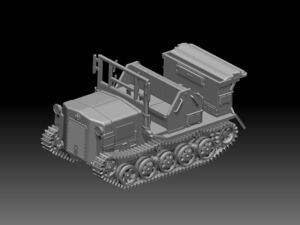 1/72レジンキット　未塗装 WWⅡ　日本陸軍 Type 98 Shi-Ke 九八式4屯牽引車　軍用車両【同梱可能】240411